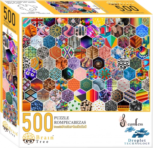Пъзел с картинка „плочки“ 500 части Brain Tree