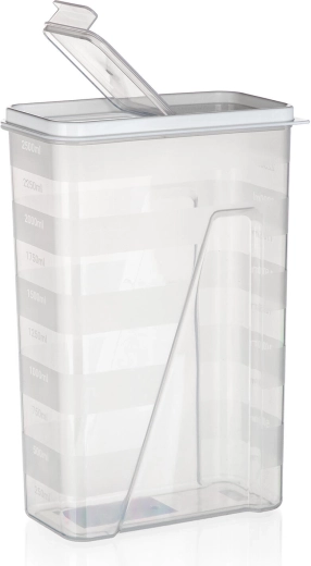 Dispensing lid for clean and precise pouring