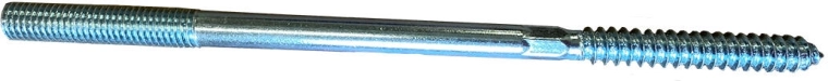 Screw with threaded tip M10, 200 mm, galvanized