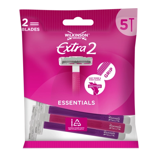 Дамски еднократни самобръсначки WILKINSON Extra 2 Beauty, 5 бр.