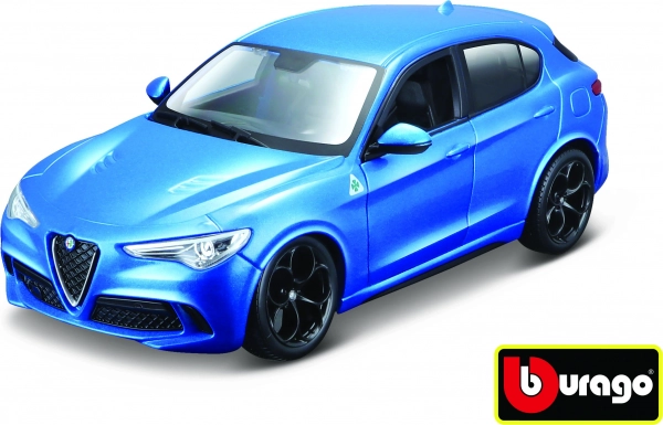 Bburago 1:24 Alfa Romeo Stelvio blue 18-21086