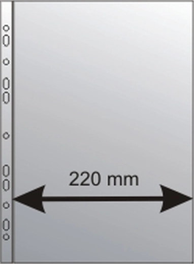A4 MAXI Sheet Protector from Polypropylene, textured surface, 150 microns