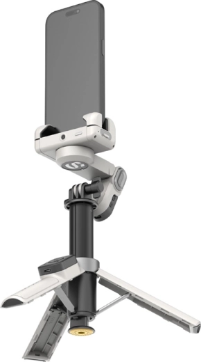 AOCHUAN M3 Pro mini phone stabilizer with AI sensor (white)