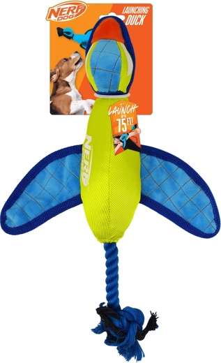 Nerf Dog nylon fetch duck with crinkly wings 42 cm