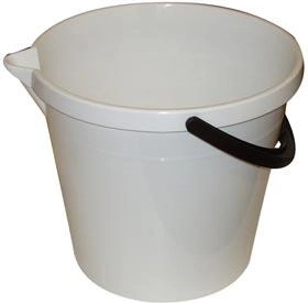 Bucket with measuring scale and spout 7 l, color mix