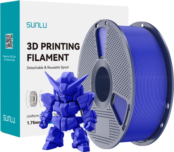 Sunlu PLA+ 2.0 filament for 3D printing 1.75 mm – Klein Blue (blue)