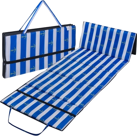 Folding Waterproof Beach Mat TRIZAND 1 cm XXL
