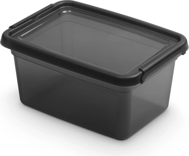 Контейнер Basestore с капак и клипсове 1,5 l coal