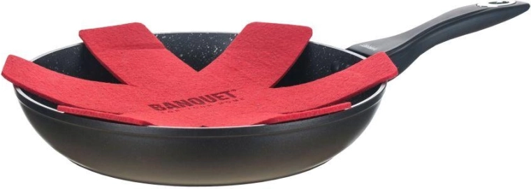LUMIA Frying Pan 30 cm with non-stick surface and temperature indicator