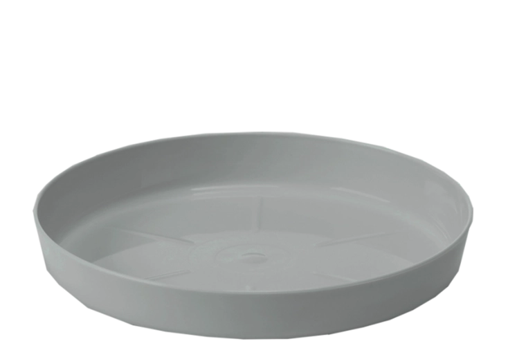 Grey concrete-look plant pot saucer for Magnolia 36 cm