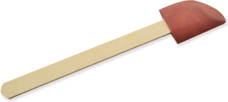 Small Kitchen Scraper, Rubber/Wood, 26 cm