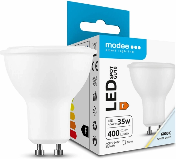 Modee Lighting LED spotlight bulb GU10 4.5 W 400 lm cool white
