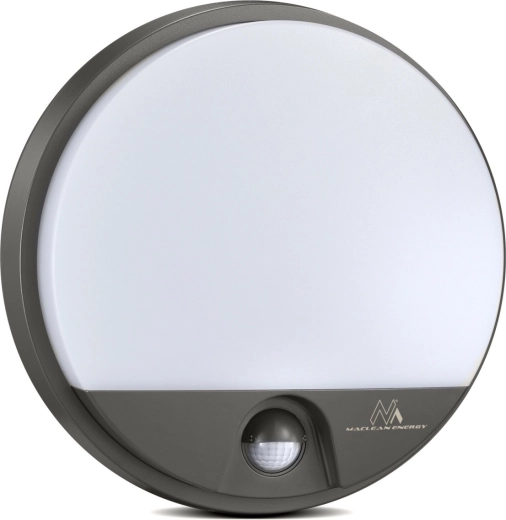 LED lamp with PIR motion sensor 4000K, IP54, wall/ceiling