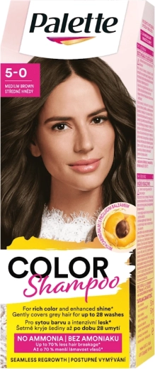 Palette Color Shampoo 5-0 Medium Brown 50 ml