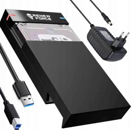 Външен корпус Renew Force за SATA HDD и SSD 3,5" и 2,5" с USB 3.0