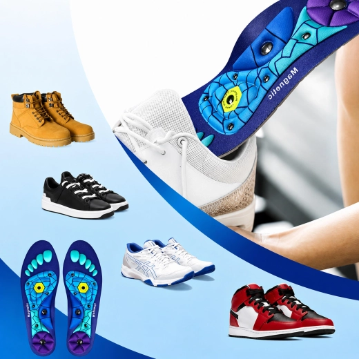 Contoured shape for more comfortable walking