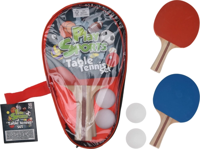 Table Tennis Set – 2 Paddles and 2 Balls