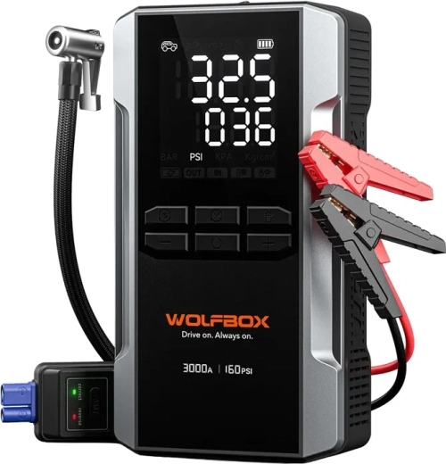 WOLFBOX MegaVolt 16 Air jump starter with compressor