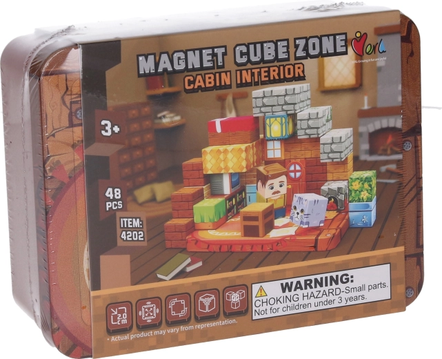 Конструктор Magnet Cube Zone cabin interior 48 части