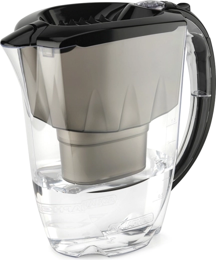 Amethyst 2.8 L water filter jug with B100-25 MAXFOR cartridge, black
