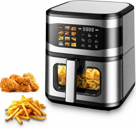 Hot air fryer (Air Fryer) 8 L 1700 W with 12 programs
