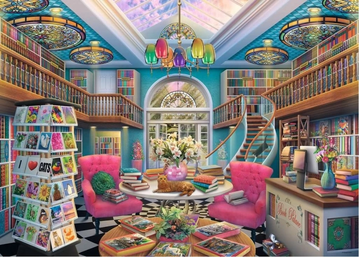 Пъзел 1000 части Дворецът на книгите RAVENSBURGER