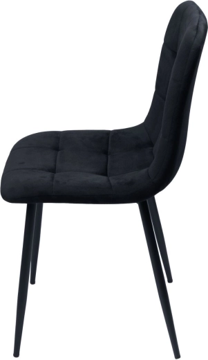 Stable metal legs in matte black