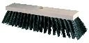 Road brush 40 × 7 cm without handle, wooden body, PET bristles 9 cm
