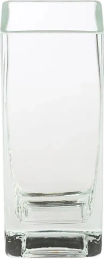 Square vase 10 × 10 × 25 cm
