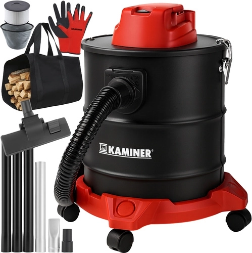 Kaminer heat-resistant bagless ash vacuum cleaner 20 l with blower function