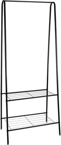 Extra storage space: 2 shelves for shoes and accessories