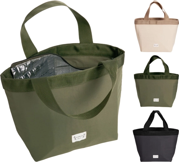 Cooler bag 10 L with zipper, nylon, assorted colors