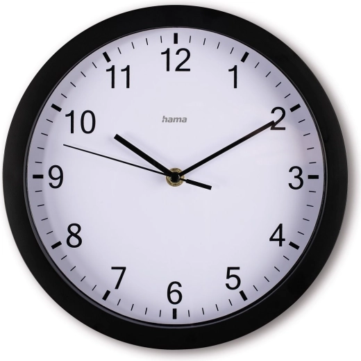 Elba Wall Clock 25 cm black