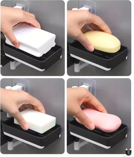 Draining design for drier soap