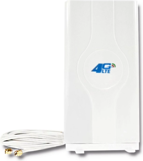 Omnidirectional 4G LTE antenna 30 dBi with two SMA connectors, indoor
