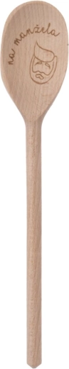 Wooden cooking spoon “For the husband” 30 cm