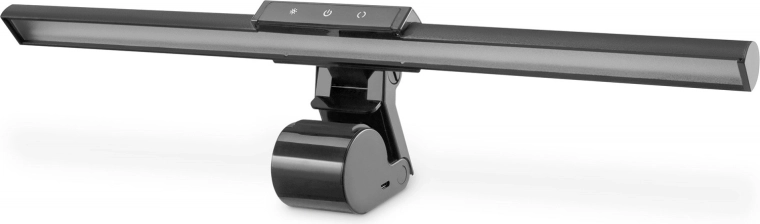 LED Monitor Lamp with Mounting, 5W, 250lm Black