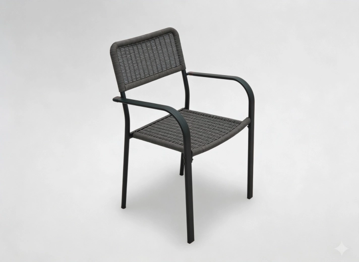 Brown garden chair 60 × 55 × 82 cm