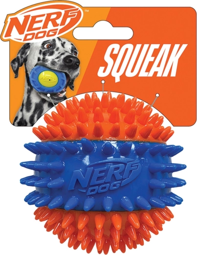Nerf Dog Squeaky Ball with Nubs 6.9 cm