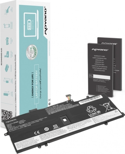 Movano Battery for Lenovo ThinkPad X1 Yoga 4 and 5 and X1 Carbon 7 and 8, 3325 mAh