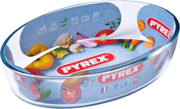 Oven dish oval PYREX 1.6 l glass 26 × 18 × 6 cm