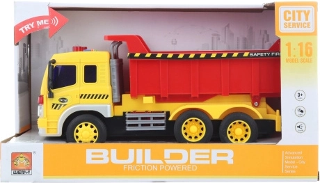 Battery-Powered Dump Truck with Lights and Sounds