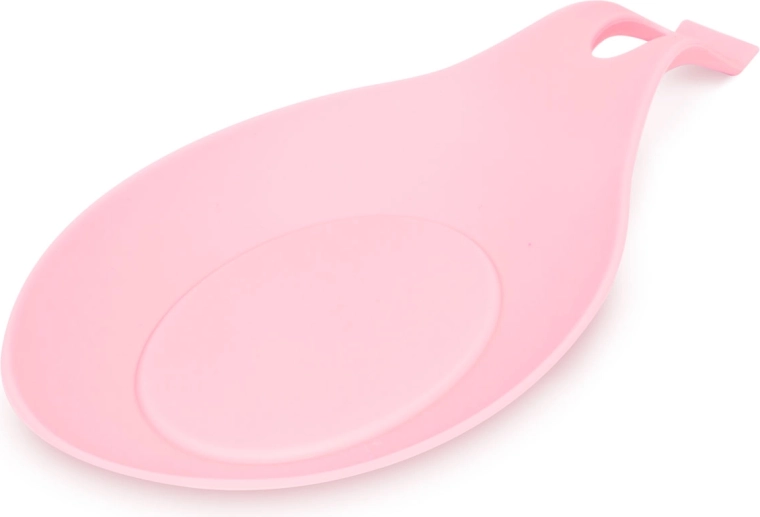 Pink Silicone Spoon Rest