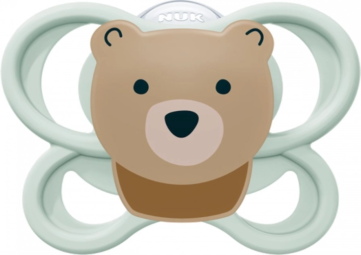 Силиконова залъгалка NUK Perfect Match Air Bear 0–6 м