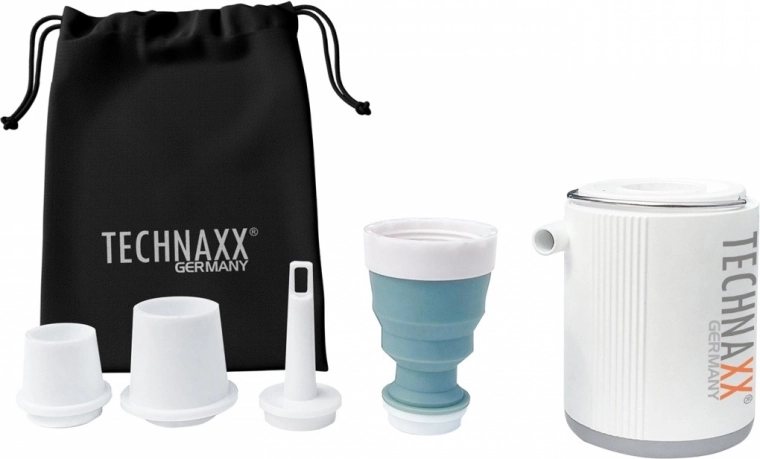 Technaxx мини акумулаторна въздушна помпичка с LED светлина