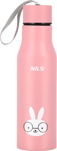 NILS Camp Thermos Bottle with Rabbit Motif 500 ml