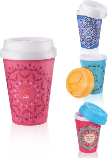 Mandala thermal cup 0.3 l – assorted colors