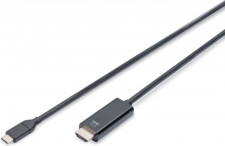USB Type-C към HDMI кабел за пренос на видео сигнал 4K/60Hz 5 м черен