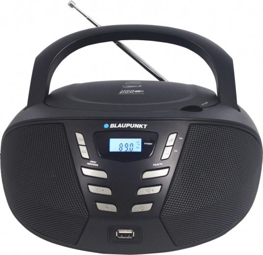 Бумбокс FM CD/MP3/USB/AUX черен