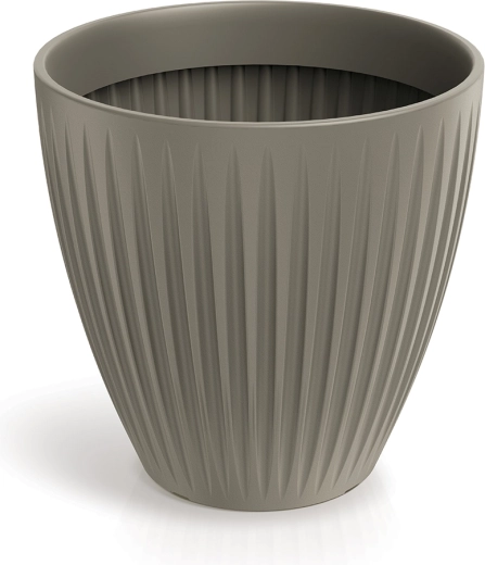 Latia Round Midl Flower Pot 48 cm mocha